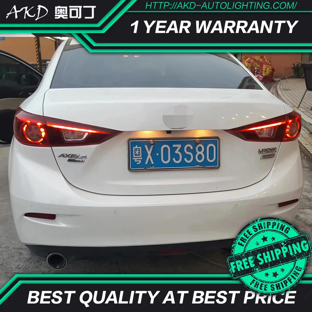 АКД автомобильного тюнинга задних фонарей задние фонари для Mazda 3 Axela Гибридный