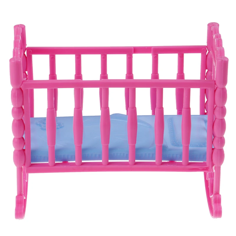 12.5*9*10.5cm Darling Doll Furniture for Rocking Cradle Bed Accessories Toys For Children Mini Dolls House Kids Toy | Игрушки и хобби