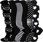 Новые Компрессионные гольфы носки для занятий Кроссфитом: 15-20 мм градуированная Гольфы без пятки Спорт на открытом воздухе бег Для женщин мужчин уход, Чулки с эластичным бортом