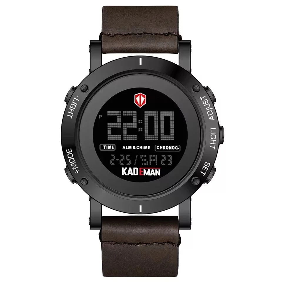 

2021KDM Digital LCD Display Outdoor Sports Waterproof Men's Watch Calendar Week Timekeeping Multifunctional Electronic Watch
