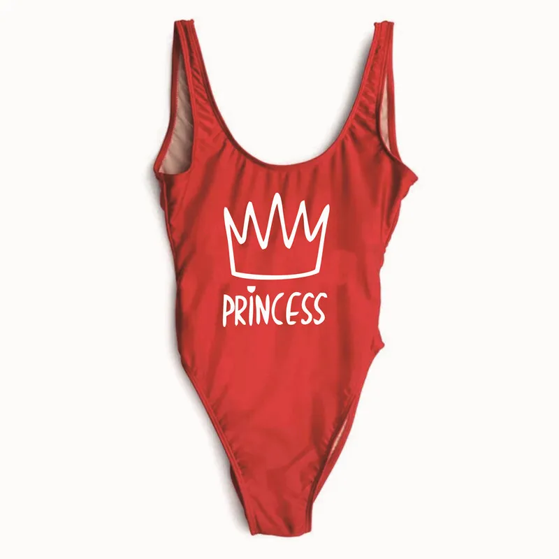 Женский сплошной купальник принцессы с высокой талией одежда для плавания