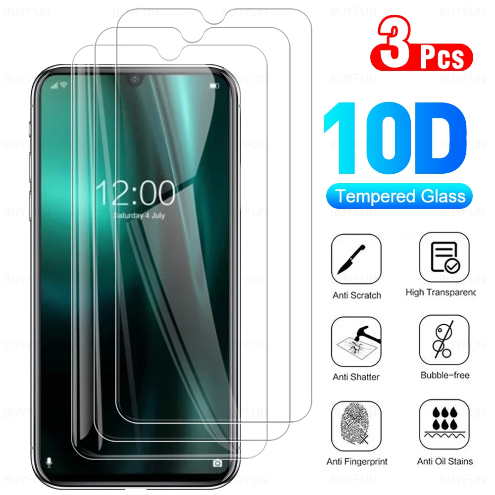 

Защитное стекло с полным покрытием Для DooGee N20 Pro, закаленное стекло для DooGeeN20Pro N 20, MT6771V, защитная пленка для экрана телефона 6,3 дюйма, 3 шт.
