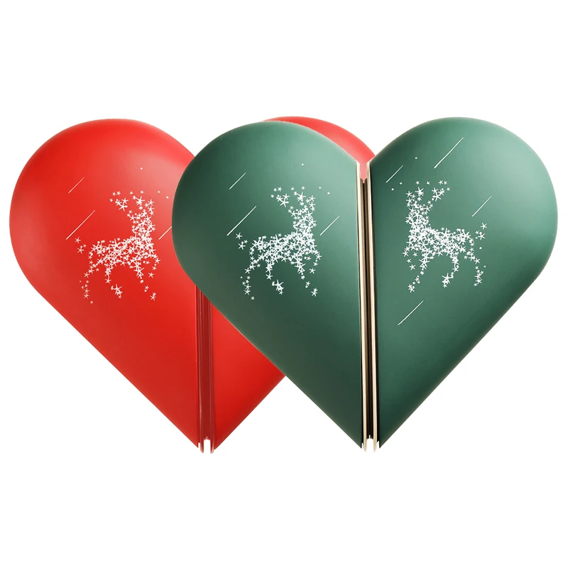 

Green Christmas Heart Pattern Portable Heater New Arrival Hand Warmer Rechargeable USB Rechargeable Mini Multifunction Heater