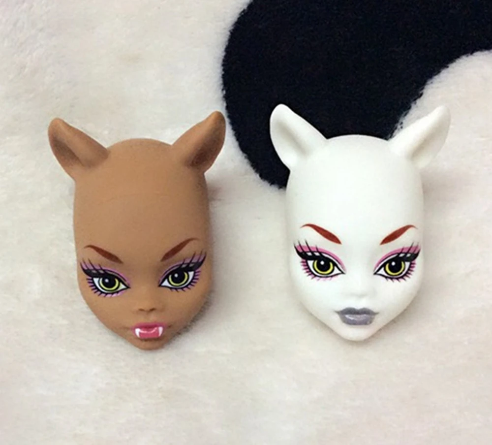 1PC Soft Plastic Practice Makeup Doll Heads For Monster High BJD Doll&amp#39s Head Without Hair Kids DIY Toys | Игрушки и хобби