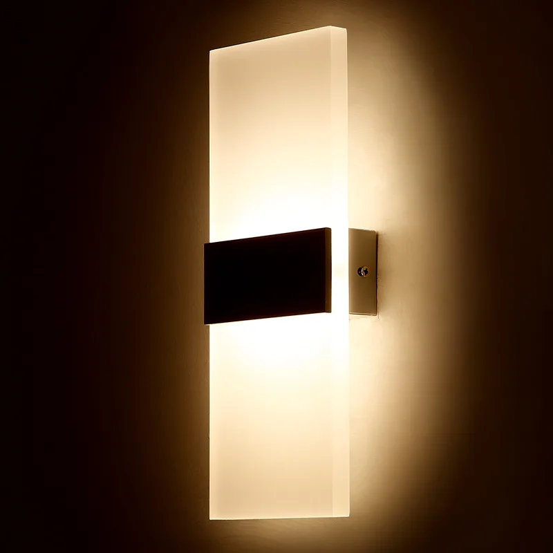 

Led Acrylic Wall Lamp AC85-265V Wall Mounted Sconce Lights Living Room Bedroom Corridor Wandlamp Indoor Lighting