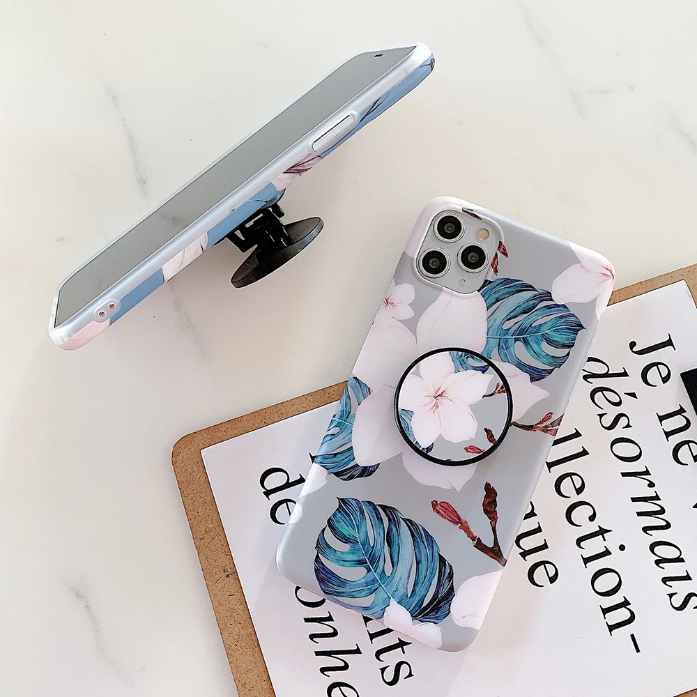 Чехол для телефона в стиле ретро с банановым листом и цветами iPhone 11 Pro Max XR XS 7 8 6S Plus