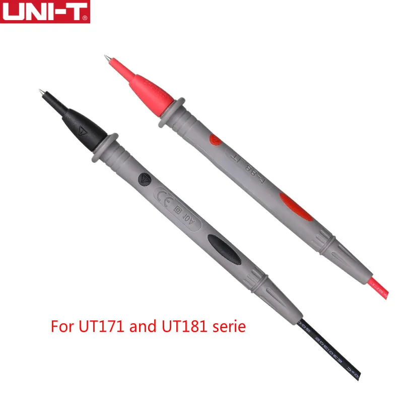

UNI-T UTL-28 Probes and Test Leads Double Insulated Wire Removable Tip Shield Sleeve Lantern Type Input Terminal for UT171 181