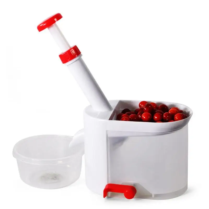

Устройство для удаления косточек из вишни, удобный кухонный прибор для удаления косточек из семян вишни с контейнером, 2 шт.