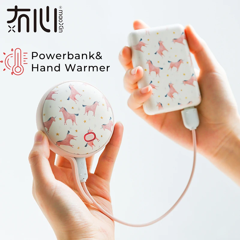 Maoxin портативное зарядное устройство для рук с теплым внешним аккумулятором 5400