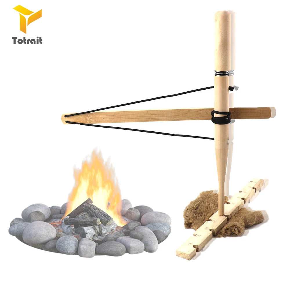 TOtrait Log fire Starter деревянный походный набор примитивный стартер для барбекю