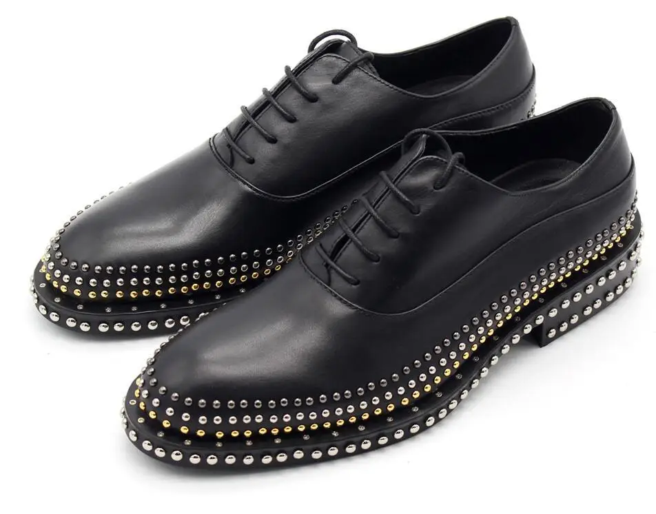 Офисная Мужская обувь брендовая модная мужская в строгом стиле из натуральной