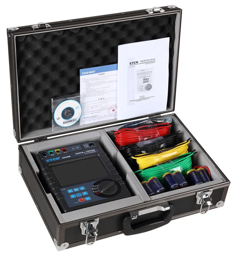 

ETCR3000B Earth resistance soil resistivity tester Circuit resistance tester