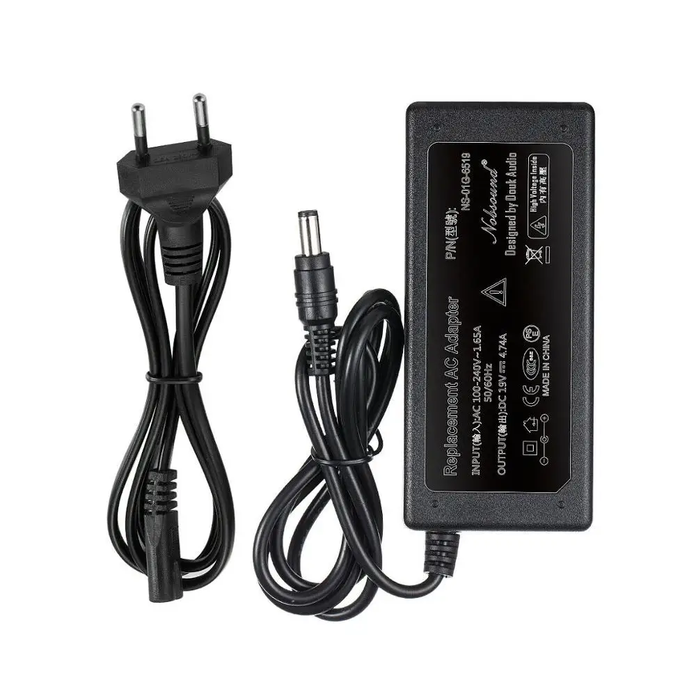 Nobsound DC 19V 3.42A Мощность адаптер Универсальный Питание Зарядное устройство Вход 100-240V 50/60Hz для цифровой усилитель - Цвет: EU Plug