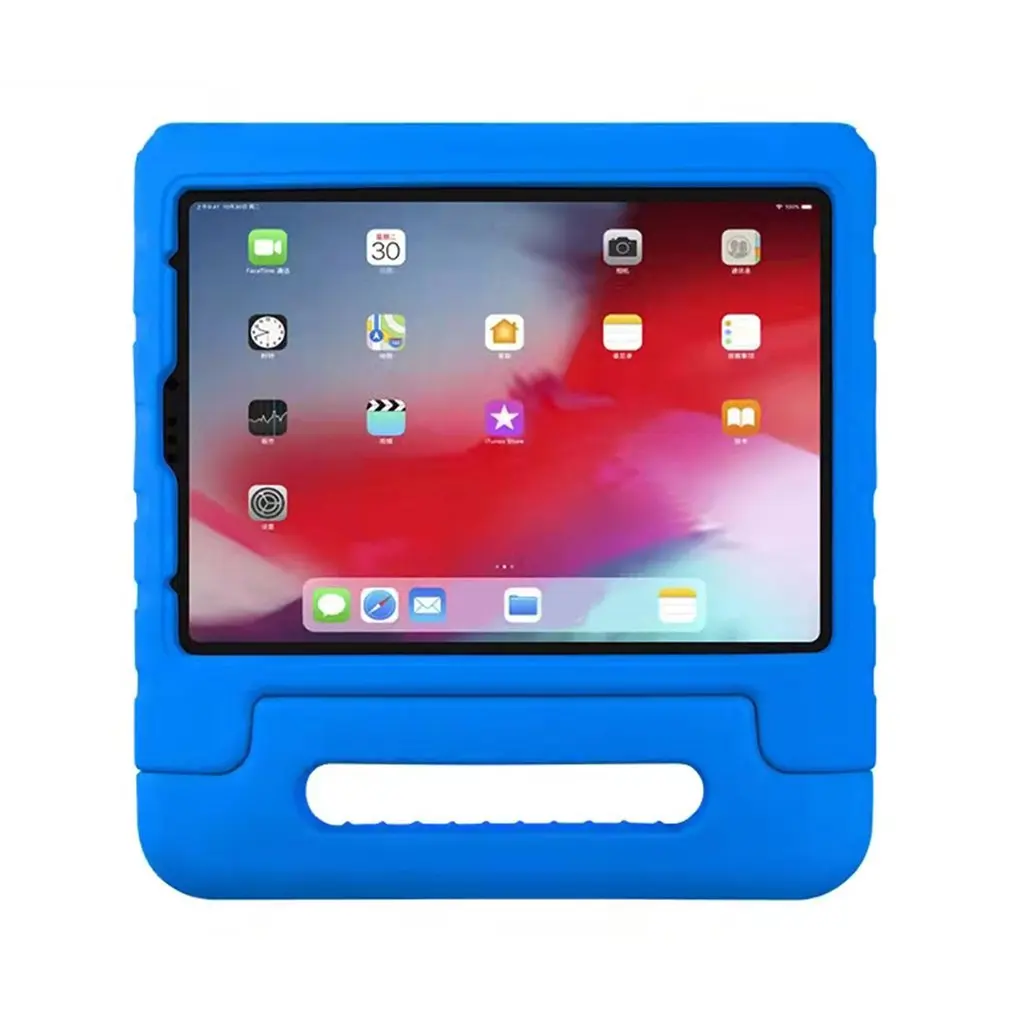 

Tablet Protective Case For IPads 10.2 Inc Lightweight Handle Stand Cover Case Bright Color Soft Shockproof Tablet Case