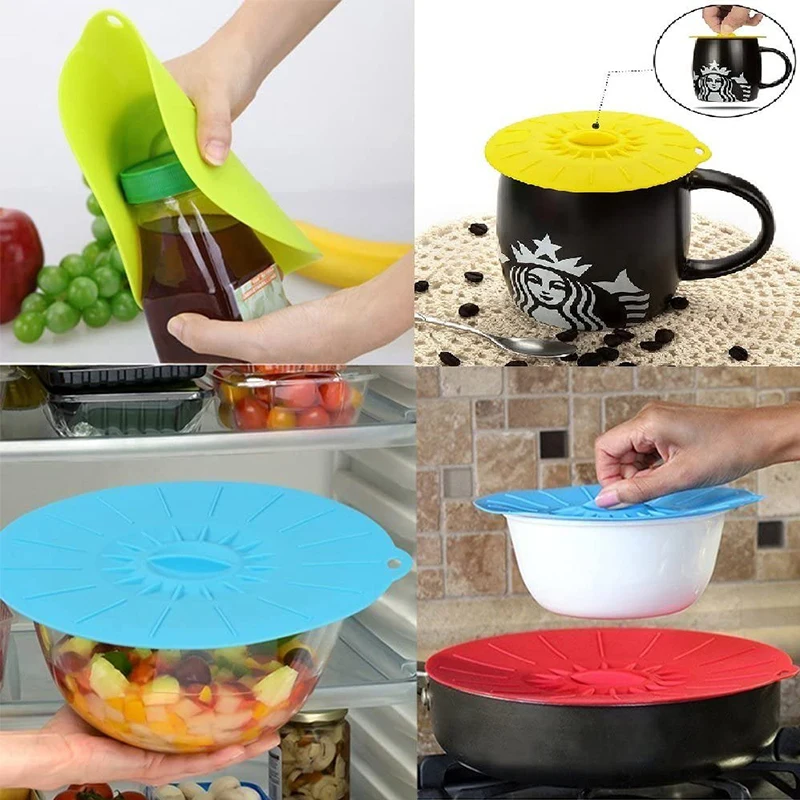 Большая силиконовая чаша для микроволновой печи крышка Еда Обёрточная бумага