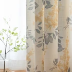 Простые хлопковые шторы в скандинавском стиле для постели и завтрака, современные минималистичные занавески для гостиной, спальни, эркера