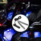 Светодиодная лента для салона автомобиля, оссветильник ительная полоска для Volkswagen POLO, Tiguan, Passat, Golf, EOS, Scirocco, Bora, Lavida, Touran Beetle