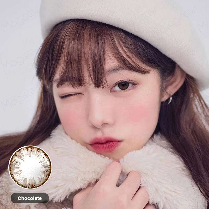 Контактные линзы Magister серия глиттеров цветные контактные для окрашивания глаз ed