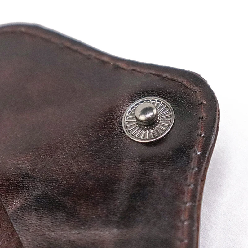 Оригинальные кожаные японские кошельки для мужчин короткий винтажный Кошелек