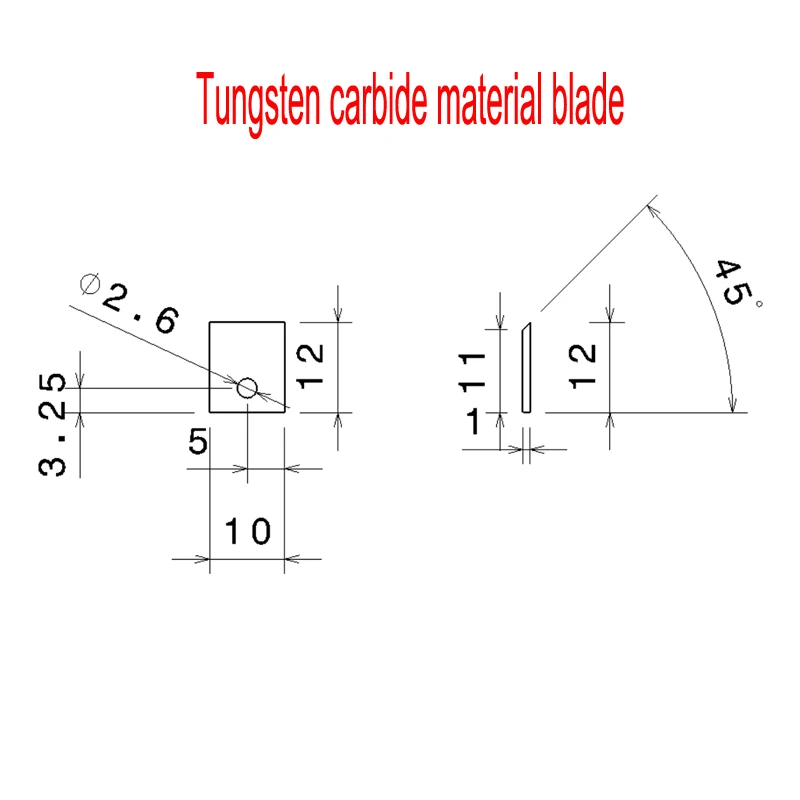 Согласно чертежу клиента сделать Автоматический зачистки провода машины лезвие