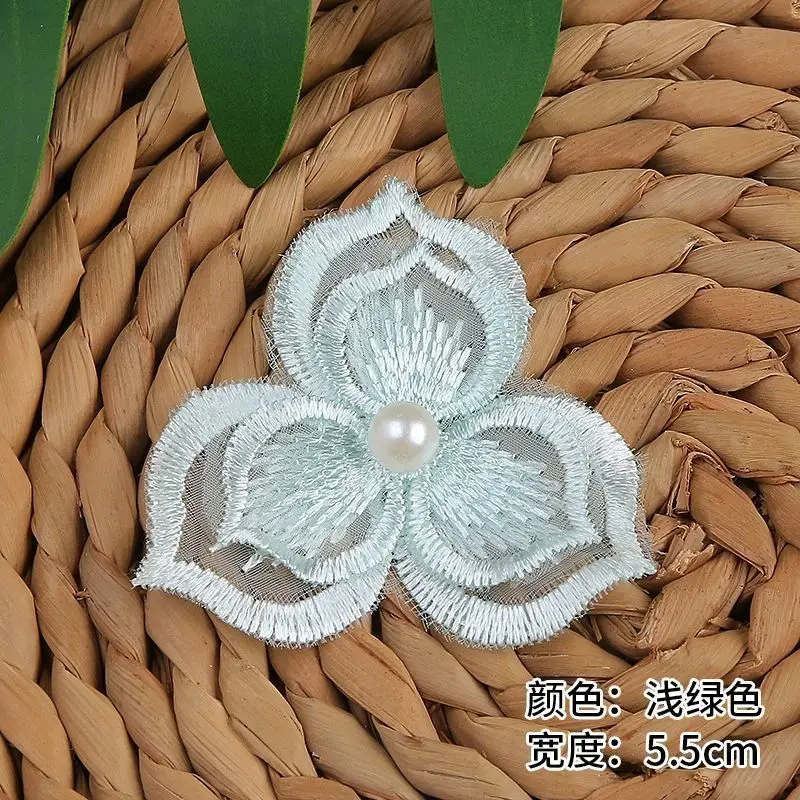 Двухслойная кружевная цветочная ткань декоративная для шитья лоскутного