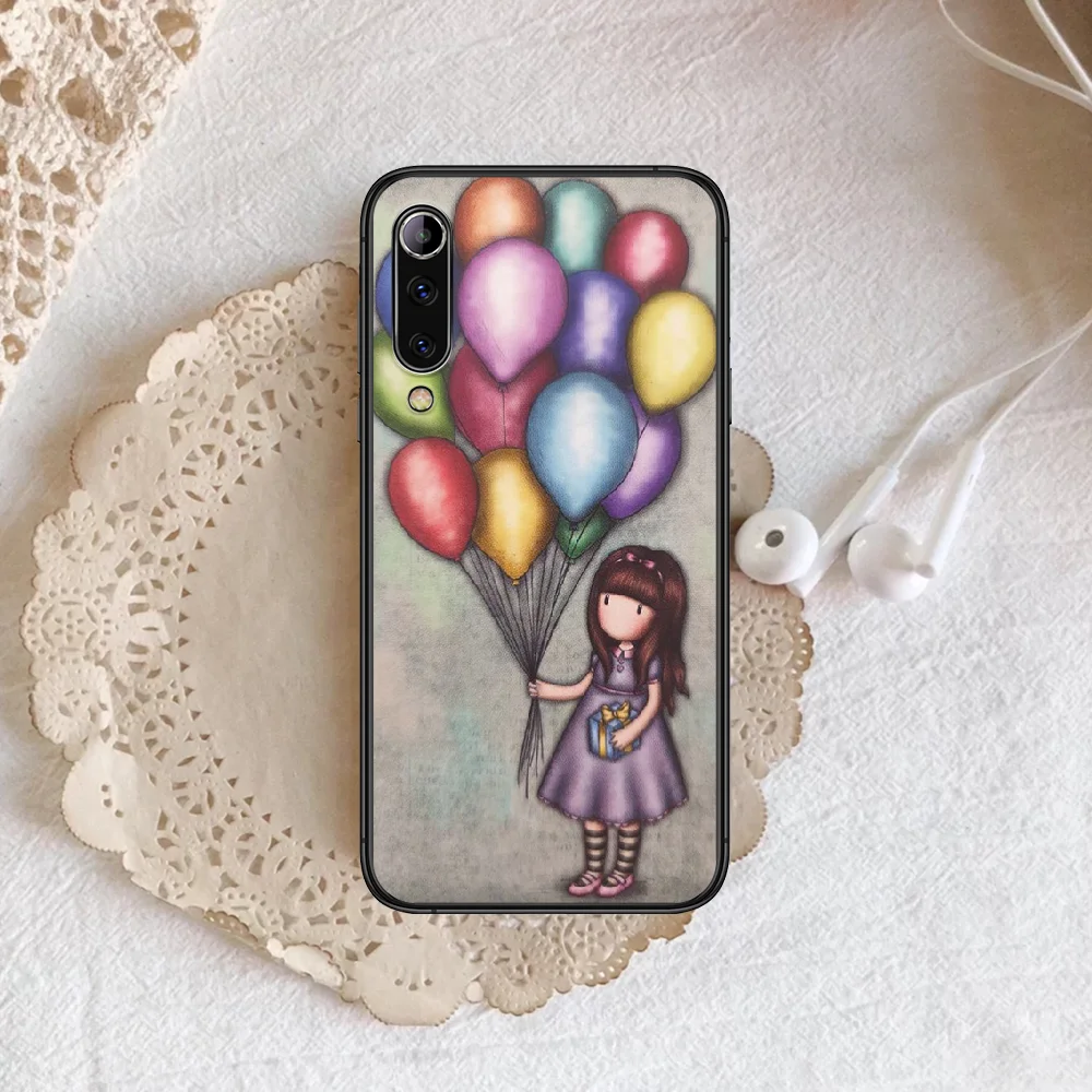 

Cartoon Santoro Gorjuss girl Phone case For Xiaomi Mi note 10 A3 9 MAX 3 A2 8 9 Lite Pro ultra black Waterproof Fashion Funda
