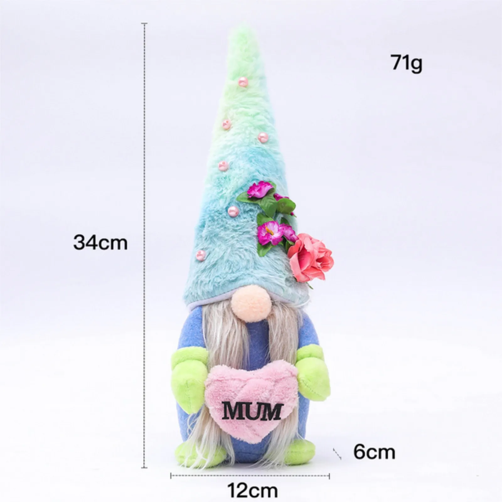 

2021 New Humanoid Dolls Mother's Day Decorations Bedroom Living Room Desktop Decoration Standing Post