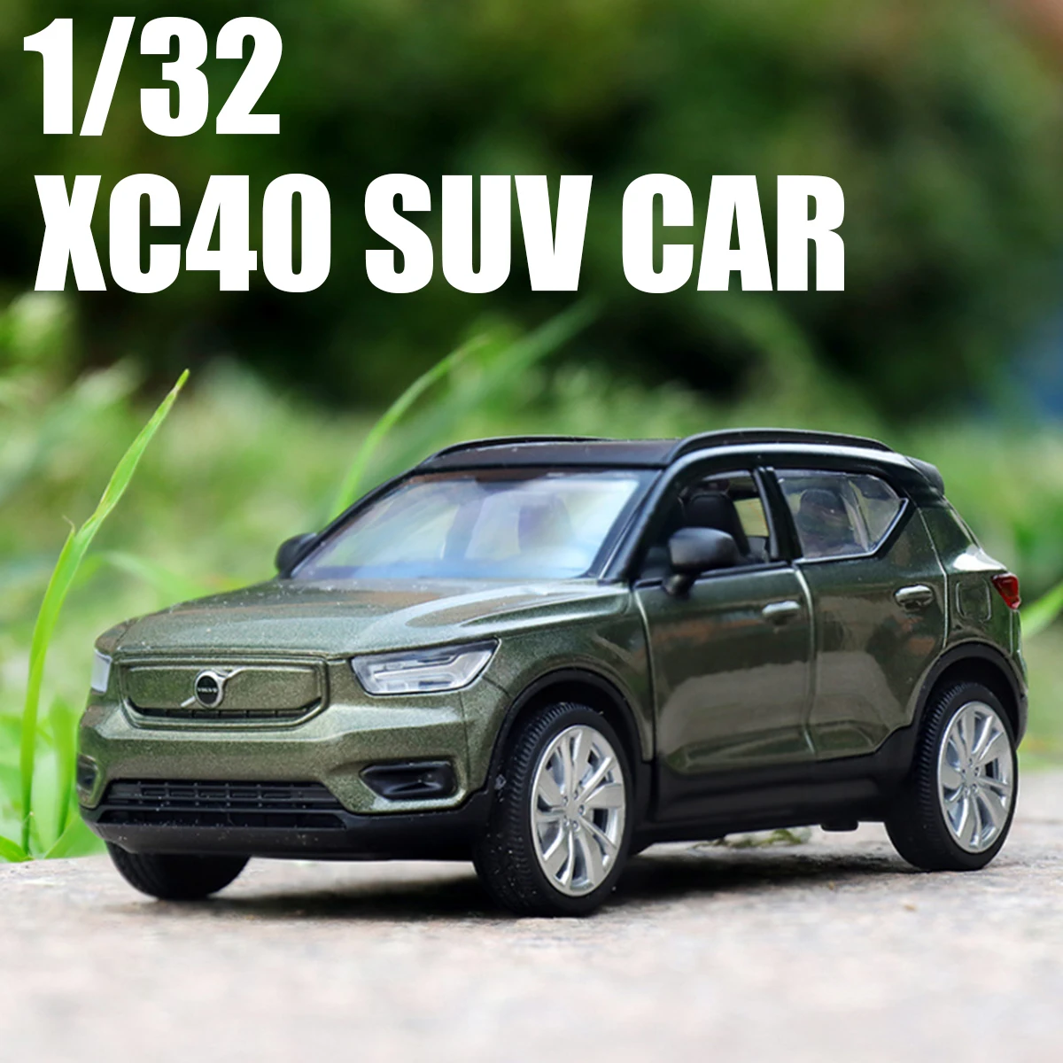 2021 Новинка 1:32 внедорожник из сплава VOLVO XC40 литая модель игрушечных автомобилей со