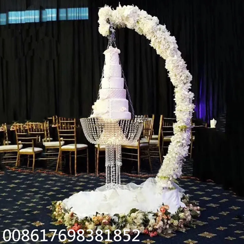 

wedding hanging cake stands