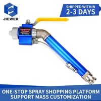 jiewer new high quality airless spray gun use hard alloy forging real stone paint spraying machine with 6mm8mm nozzle