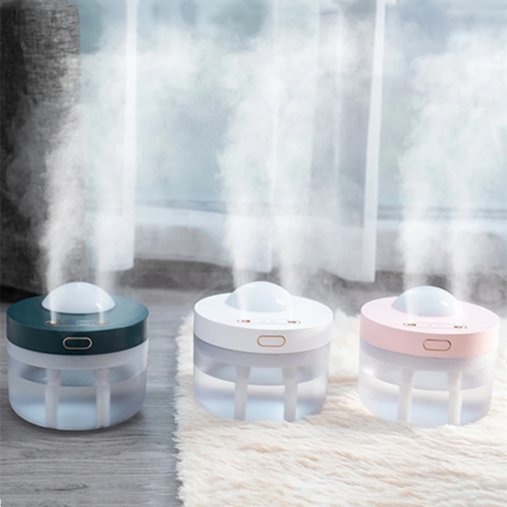 

1000ml Wireless Aromatherapy Diffuser Air Humidifier 2000mAh Battery Portable Rechargeable Essential Oil Humidificador For Home