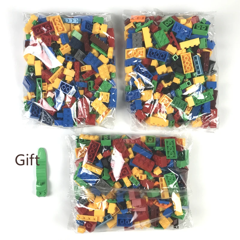 1000 шт Набор строительных кирпичей DIY креативный кирпич детские игрушки