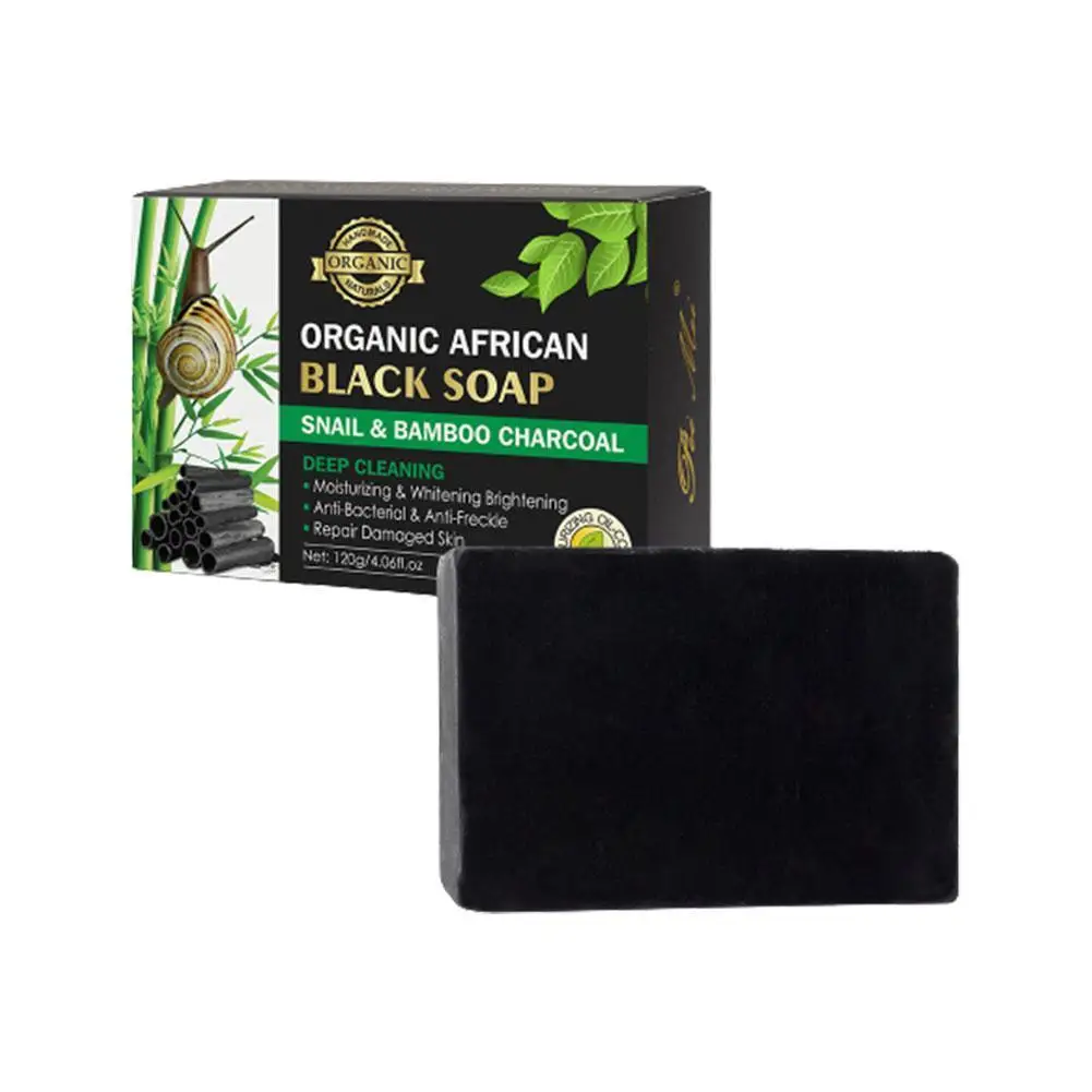 

Organic African Black Soap Repair Uneven Skin Tone Natural Acne Soap Traditional Charcoal Active Energy Herbal Soaps