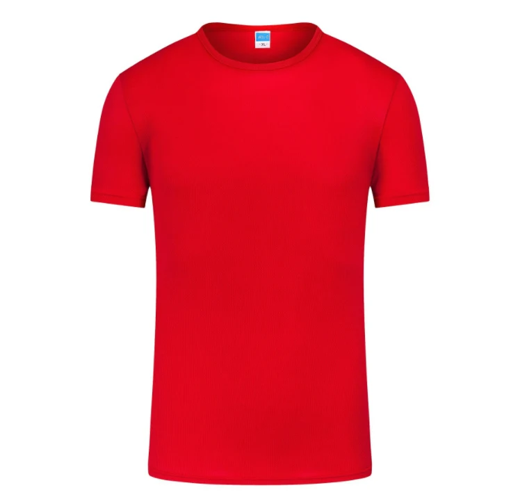 

drying mesh short sleeve round neck advertising custom logo cultural shirt work clothes sportswear T-shirt custom printing LB93