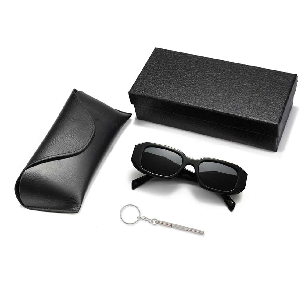 

Sunglasses Women Star Same Style Beige Fashion Sun Glasses Men Luxury Brand Vintage Narrow Rectangle UV400 High Quality Glasses