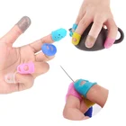 1 шт. многофункциональные силиконовые кольца наконечник выдолбленные Вязание инструмент поделки своими руками инструмент при игре на гитаре, расширитель для GuardsNeedlework аксессуары