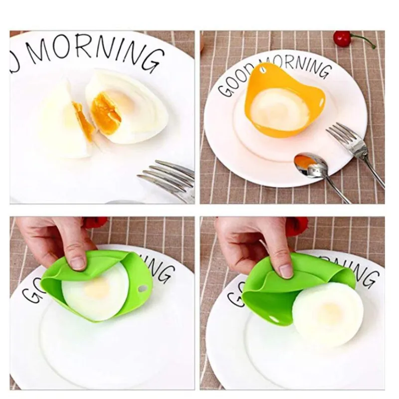 Силиконовые Poacher для яиц Poaching Pods Pan Mold Egg чаша кольца плита котел кухонный