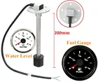 Датчик уровня воды, для автомобиля, лодки, яхты, горячая Распродажа, 52 мм, 0-200 Ом, 250, 300, 350, 450 мм, 8 видов подсветки