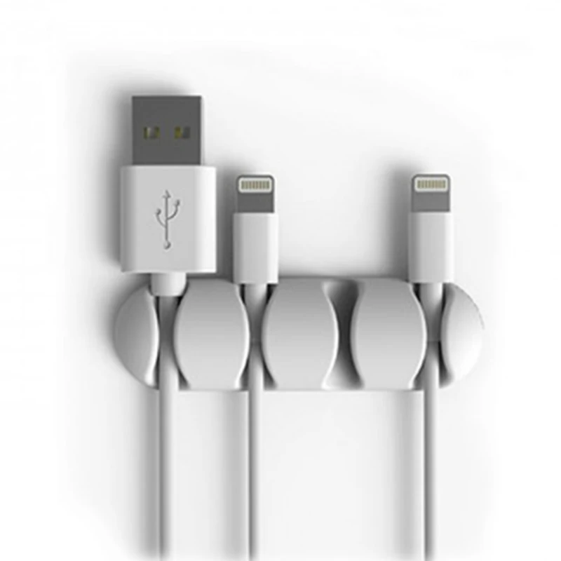 office storage 2pcs Data Cable Charging Line Collation Tools Collector Portable USB Storage escritorio organizador mesa