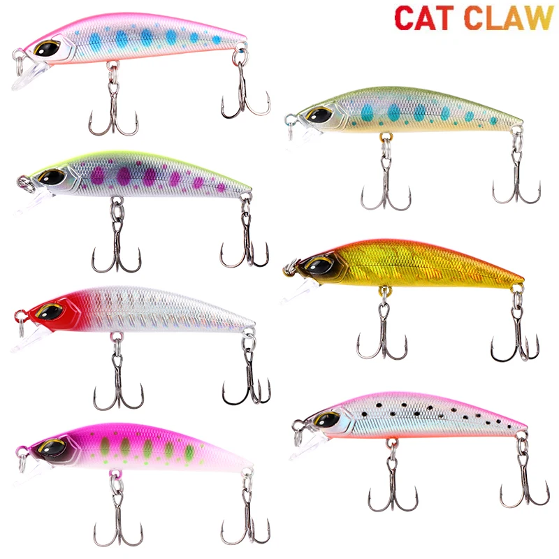 

MaoKe 6.7cm 8.3g hot model fishing lures hard bait 20color for choose minnow quality professional minnow depth0.8-1.5m