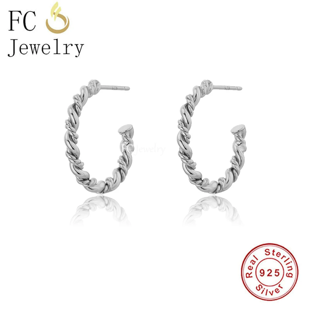 Женские серьги-кольца с серебряной дугой летние | Украшения и аксессуары