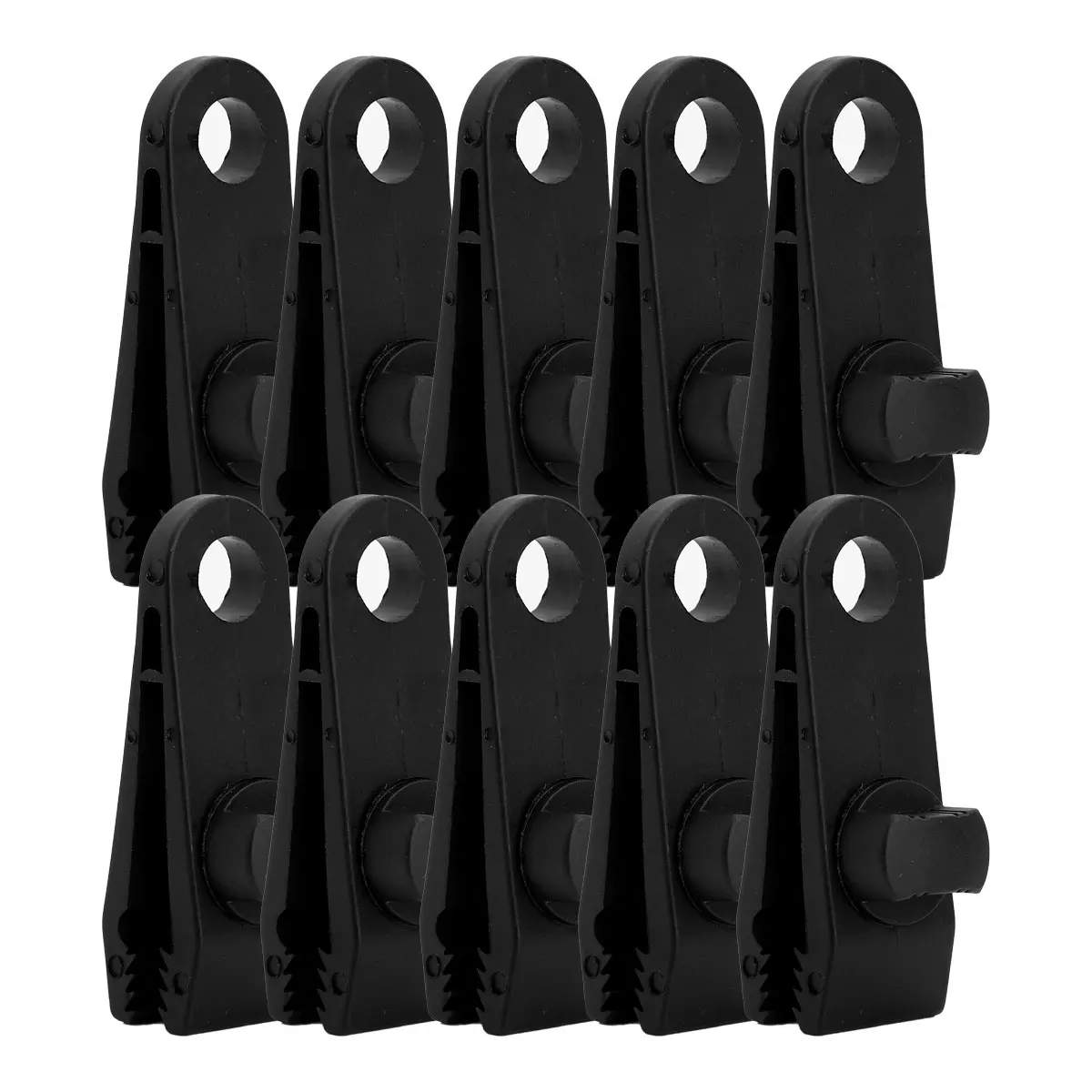 10 шт. сверхмощные нейлоновые пластиковые зажимы водонепроницаемые для кемпинга