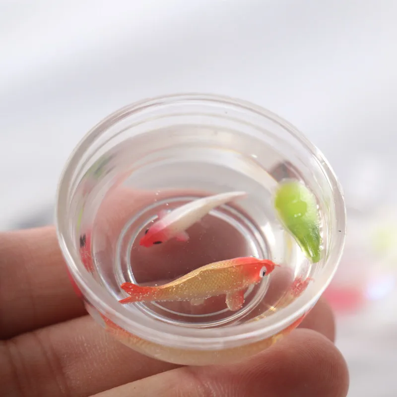 Кукольный домик карп рыба счастливая реальность детские игрушки кукла подарок