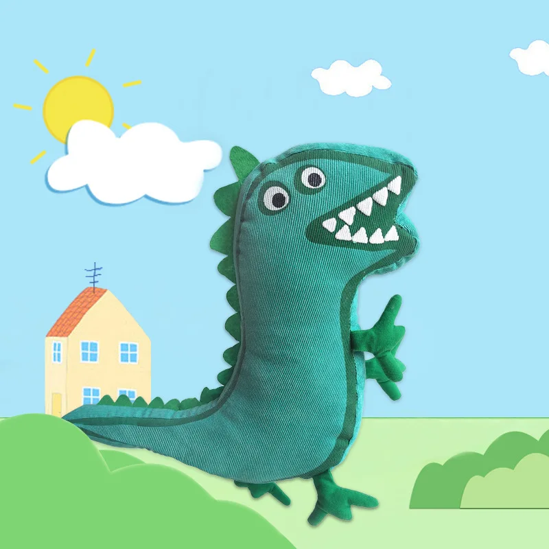 

Новая двухсторонняя плюшевая игрушечная подушка в виде динозавра, кукла для мальчика, подарок для ребенка на праздник, аниме, убийца демоно...