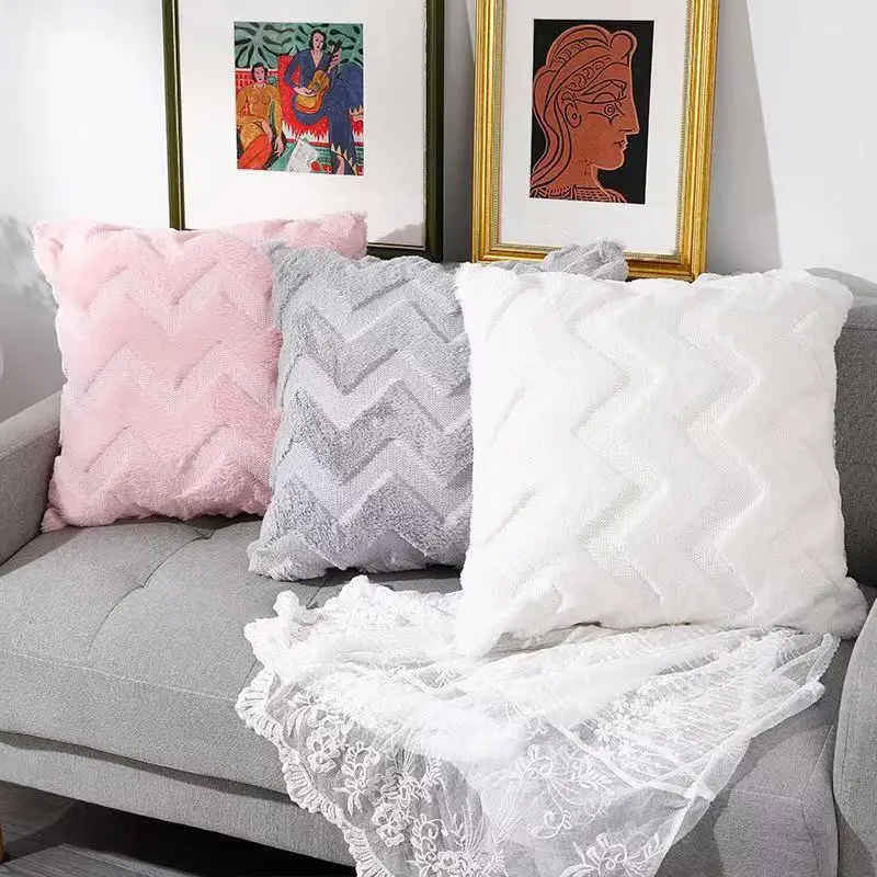 Наволочка для подушки с геометрическим рисунком домашний декор наволочки