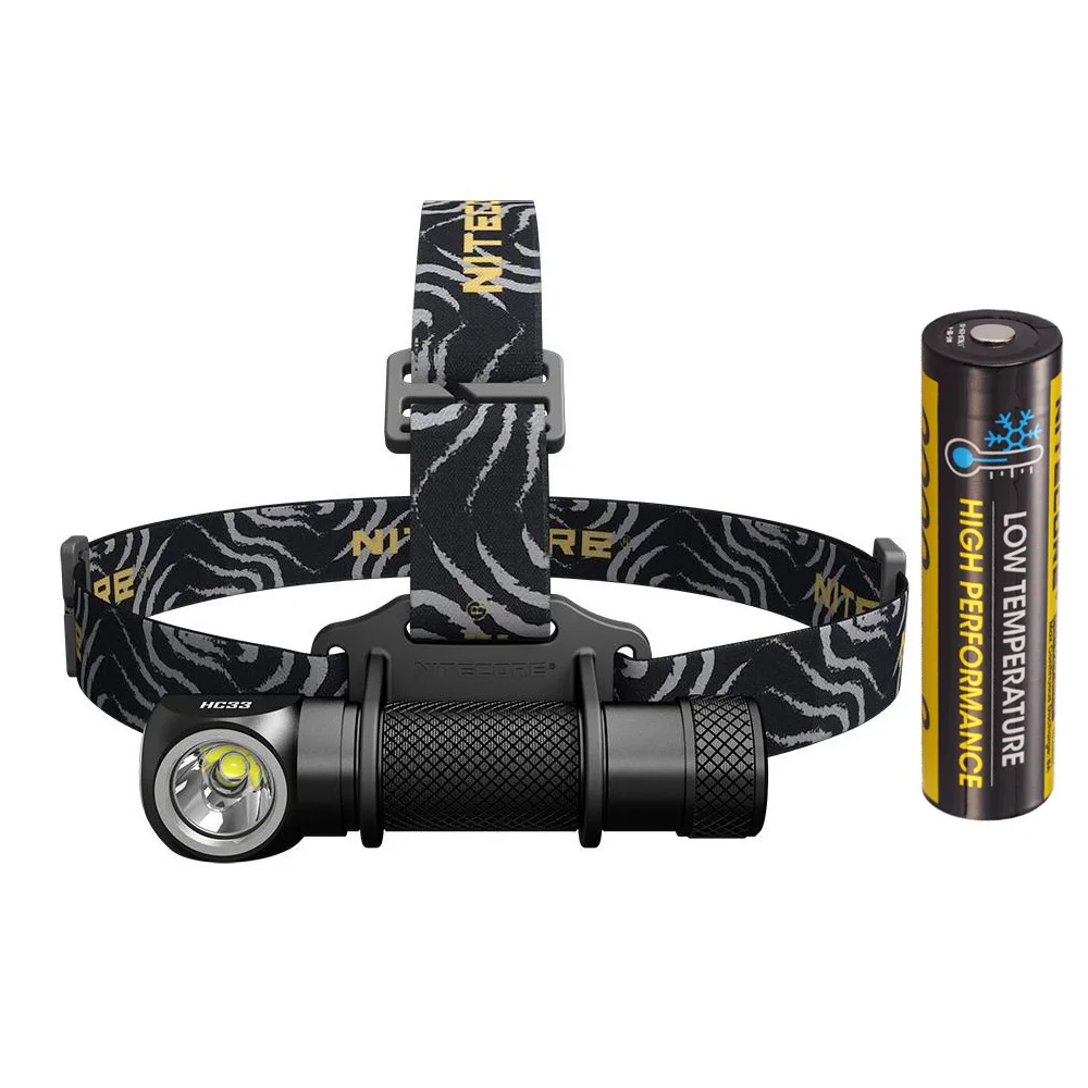 HC33 NL1829LTHP NITECORE HC33 головной светильник XHP35 HD max 1800 люмен налобный фонарь дальность луча 187 м 8 рабочих режима головной светильник+ аккумулятор - Испускаемый цвет: HC33 NL1829LTHP