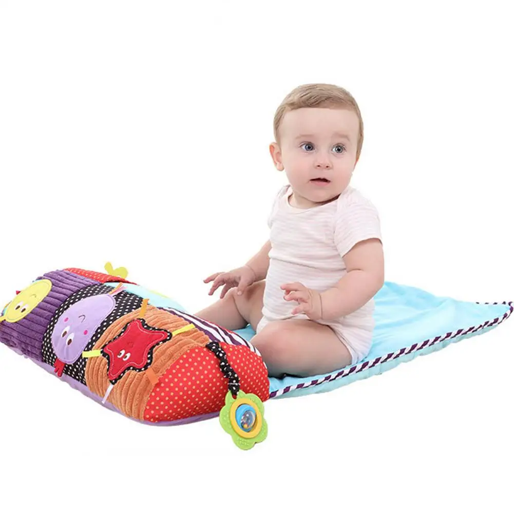 

Kids Crawling Mat Lying Pillow Baby Crawling Blanket Soothing Doll Kids Play Mat Sleeping Rug Lying Pillow Flannel Game Carpet