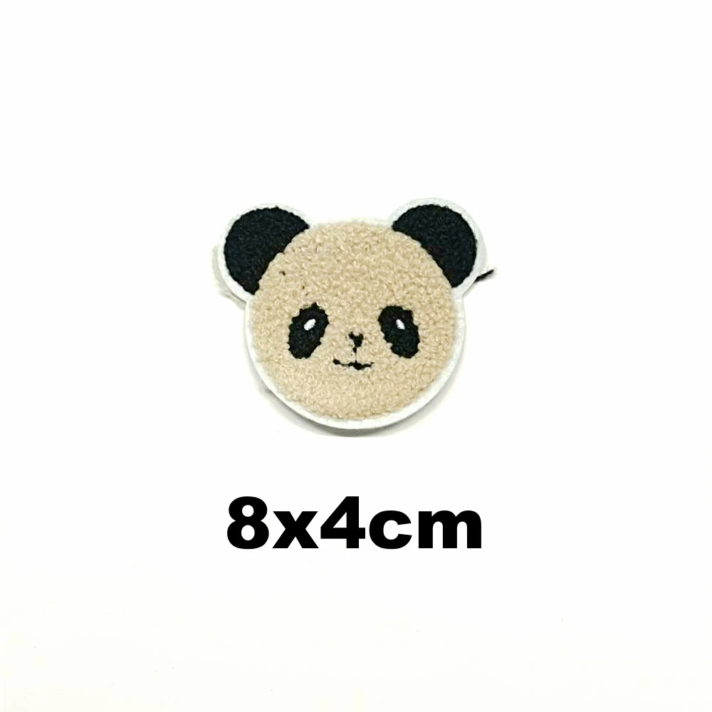 

Apparel large embroidery big panda bear patch for clothing AM-3247