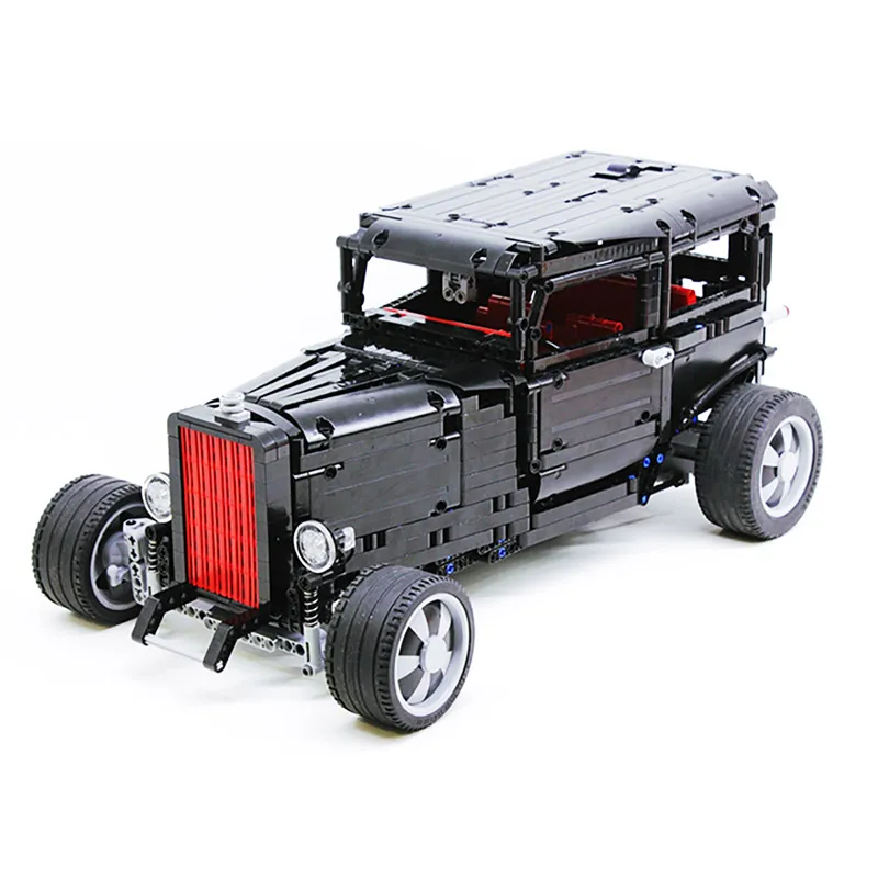 

1579PCS Science And Technology Engineering Series DIY Vintage Car Model Technical Racing City Car Bricks Children Toys For Boys