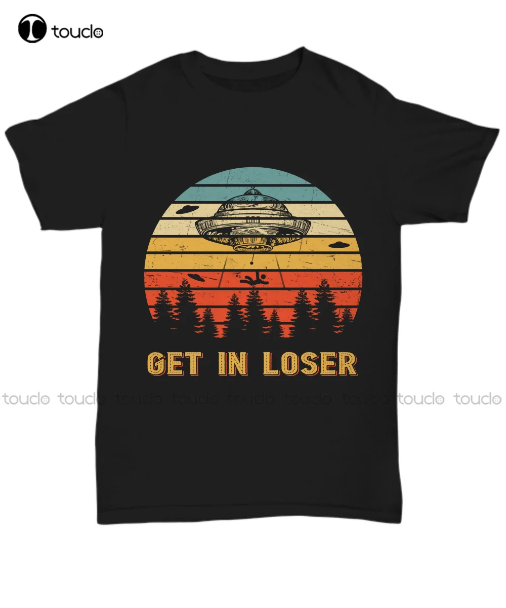

Get In Loser Alien Ufo Abduction T-Shirt Funny Tee Gifts Men Women Vintage Retro halloween shirts